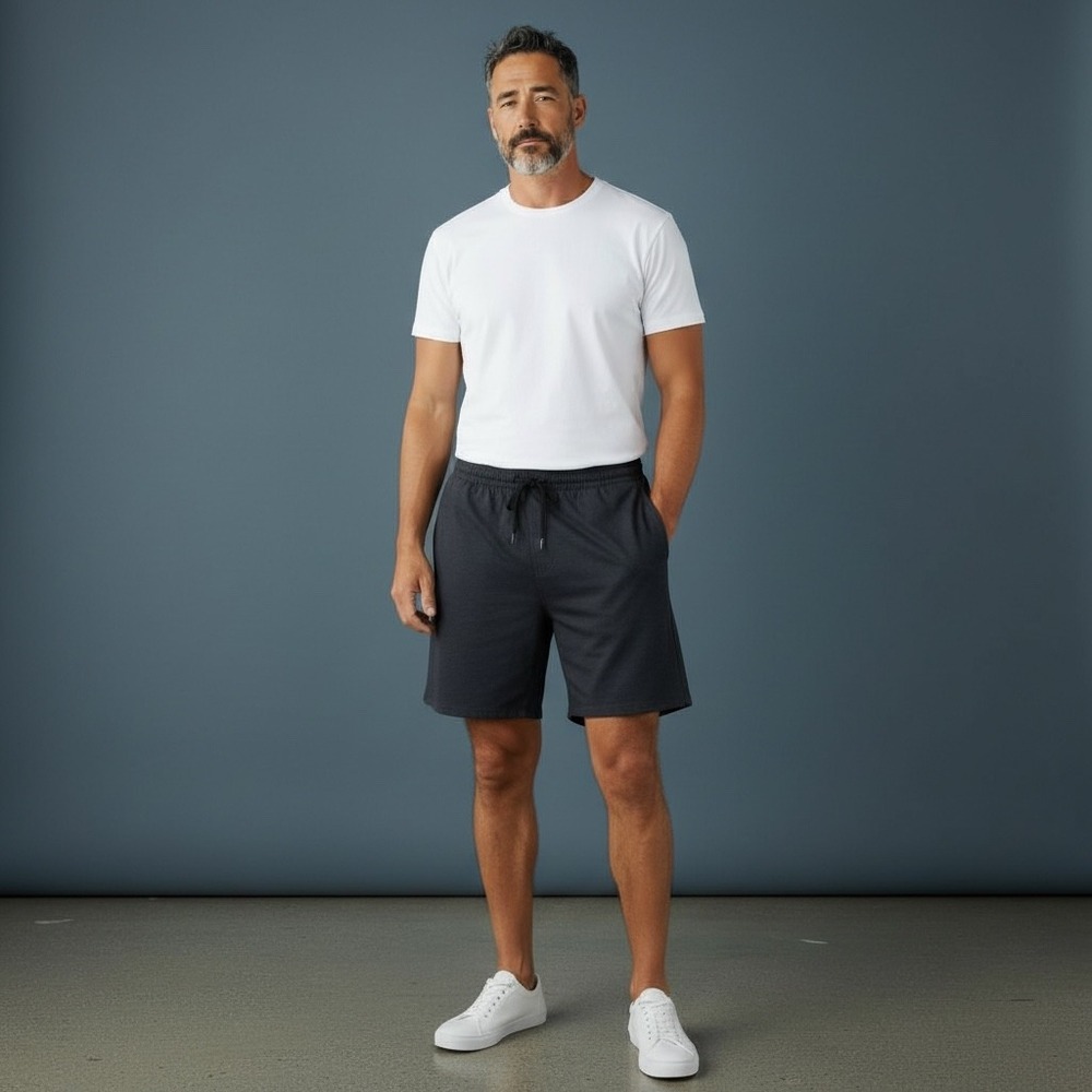 Outdoor Voices Mens Dark‎ Gray Athletic Shorts Size XL Elastic Waist Drawstring